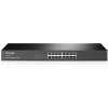 TP-LINK TL-SF1016 16-port 10/100M Switch, 16x 10/100M RJ45 ports, 1U 19-inch rack-mountable steel case