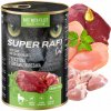 Krmivo Super Rafi pre mačky s divina a kuracími srdcami 400g