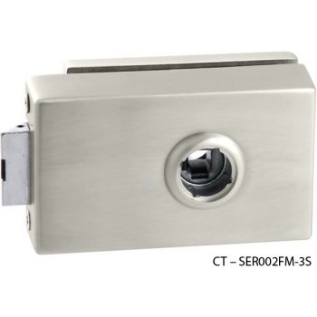 M&P-kovania.sk CT - 7000 Kovanie na sklenené dvere, kovanie s WC kľúčom, CT - SER002WC-3S, NIM - nikel matný (NP)