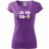 Je mi 40 pivo - Dámske tričko Pure - XS ( Fialová )