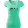 Karate postavy - Dámske tričko Pure - 3XL ( Mätová )
