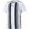 Puma TEAMLIGA STRIPED JERSEY JR biela čierna