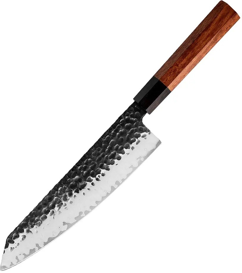 IZMAEL Kuchynský nôž Koči Kiritsuke/Hnedá 22.5 cm