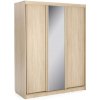 DRE Trojdverová šatníková skriňa REA Atlanta 2 - dub bardolino
