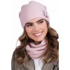 Kamea Wika ružová ČIAPKA univerzálna veľkosť dámska na zimu