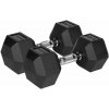 Rebel ACTIVE Liatinové jednoručky HEX, 2x12.5 kg