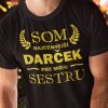 Tričko s potlačou NAJCENNEJŠÍ DARČEK Pánsky Čierna XL