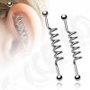 Šperky eshop - Piercing do ucha špirála C17.3 - Dĺžka piercingu: 35 mm