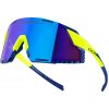 Okuliare FORCE GRIP fluo, modré revo skla