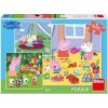 Puzzle 3x55 Peppa Pig na prázdninách