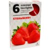 ČAJOVÉ SVIEČKY Jahoda (Strawberry) – 6ks