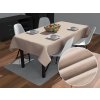 Biante Obdĺžnikový obrus/imitácia brúsenej kože Alcantara ALC-009 Béžový 50x100 cm