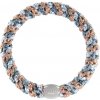 Gumička do vlasov Kknekki Mix Seablue Glitter