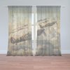 Sablio Záclony Stíhačky Spitfire v leteckej bitke: 2ks 150x250cm