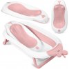 Ricokids Detská vanička s teplomerom a vložkou RK-282 bielo/ružová