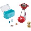 Mattel GRG75 Barbie mini herný set s maznáčikom Piknik s grilom so psíkom