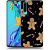 Picasee silikónový čierny obal pre Huawei P30 - Gingerbread