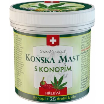 Herbamedicus konská masť s konopou hrejivá 250 ml