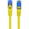 LANBERG PATCHCORD CAT.6A S/FTP LSZH CCA 1M ŽLUTÝ FLUKE PASS