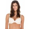 DIM vystužená podprsenka invisible generous light padded bra smotanová
