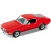 Welly Ford Mustang 1967 GT, Červený 1:24