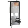OMNIRES - SET: STRONGFRAME stavebný rám pod omietku s ECO spláchnutím + MINIMAL tlačidlo spláchnutia, meď lesklá STFWCECO1M-RCP