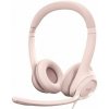 Logitech náhlavná súprava Headset H390, ružová