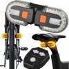SMEROVÉ SVETLÁ NA BICYKEL SMEROVÉ SVETLO NA BICYKEL ZADNÉ SIGNALIZÁTOR USB DIAĽKOVÉ OVLÁDANIE