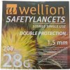 Wellion Safety Lancets jehly jednorázové 28G 200 ks