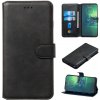 Knižkové puzdro Motorola Moto G8 Plus čierna farba