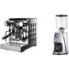 Rocket Espresso Appartamento TCA, black + Eureka Atom Specialty 75, chrome