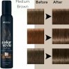 Indola Color Style Mousse Medium Brown tónovací Stylingová pěna 200 ml
