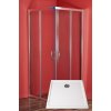 Arttec ARTTEC SMARAGD rohový sprchový kút 90x90 cm sklo Číre pr. Alu lesk+vanička Polaris PAN04512