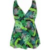 Paradise plavky Tankiny pre plnú postavu HH87633-A zelená
