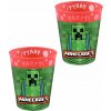 GODAN Plastový téglik pixel minecraft 250 ml, 2 ks 8595596328567