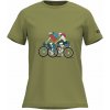 SHIMANO Tričko SENTIERO LTD dámske khaki gravel /Vel:L