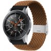 eses Pletený nylonový remienok s prackou 20 mm - Hnedý