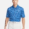 Nike Dri-FIT Tour Polo Micro Print S Panske Star Blue/White