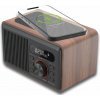 CARNEO W100 Rádio DAB+,FM,BT,Wireless charge WOOD