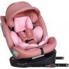 ISOFIX 360° otočná autosedačka Mama Kiddies iSize Journey (40–150 cm) v ružovej farbe, slnečná clona ako darček