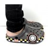 Detské tmavo-sivé crocsy CARS