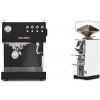 Ascaso Steel UNO, Black + Eureka Mignon Libra, CR white