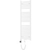 Mexen Ares, elektrické vykurovacie teleso 1200x400 mm + vykurovacia tyč 400 W, biela, W102-1200-400-6400-20