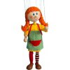 Drevená marioneta Pipi Dlhá Pančucha, 35 cm