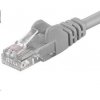 PremiumCord sputp05 patch UTP, RJ45-RJ45, level 5e, 5m, šedý