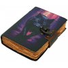 Leather Journals Kožený sešit „Mystický vlk v temném lese za úplňku“ - Outlet