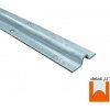 EKOfence Koľajnička vodiaca spodná-U, Zn,60x16mm, t3mm, L3m 8754