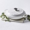 Le Creuset - Liatinový hrniec plytký 30 cm / 3,5 l - Olive Branch