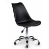 Moderná otočná stolička ku písaciemu stolu, čierna