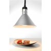 HENDI Hendi lampa na ohrev jedál – závesná, kužeľová, strieborná, 230V/250W, ø275x(V)250mm 273869